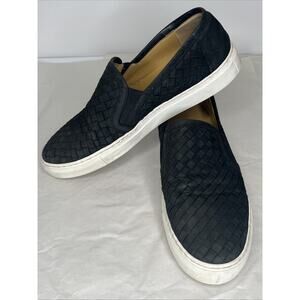 M Gemi Cerchio Leather Woven Slip on Sneakers 43 Is Size 11 Men Slip On